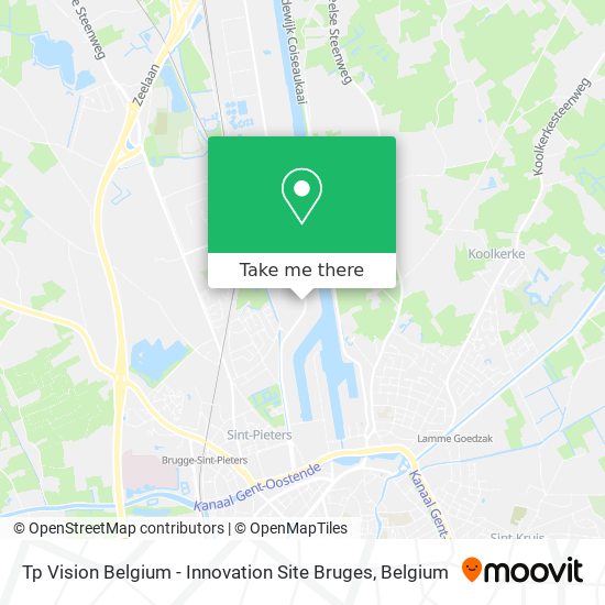 Tp Vision Belgium - Innovation Site Bruges plan