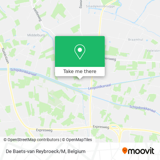 De Baets-van Reybroeck/M map