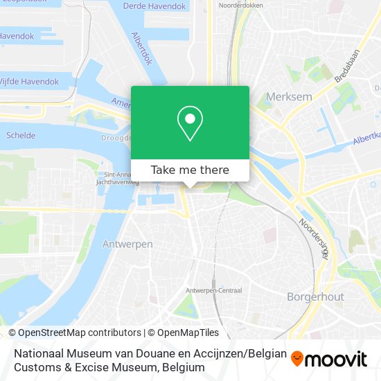 Nationaal Museum van Douane en Accijnzen / Belgian Customs & Excise Museum map