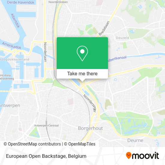 European Open Backstage map