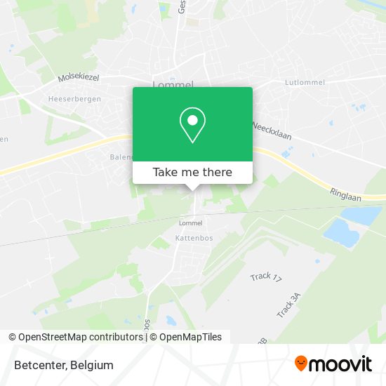 Betcenter map