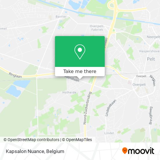 Kapsalon Nuance map