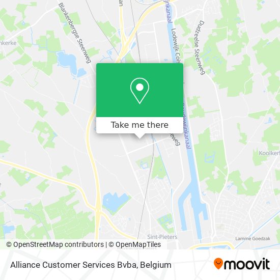 Alliance Customer Services Bvba map