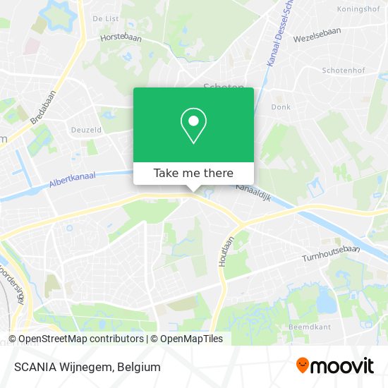 SCANIA Wijnegem map