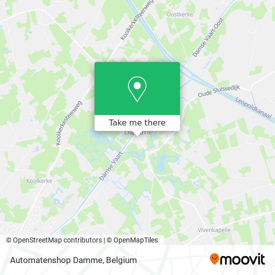 Automatenshop Damme map