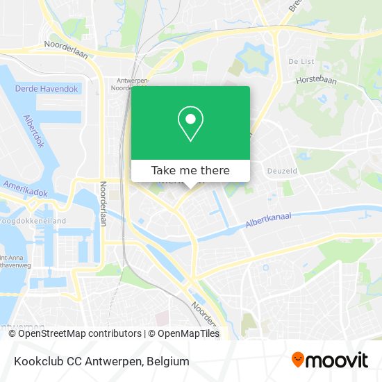 Kookclub CC Antwerpen plan