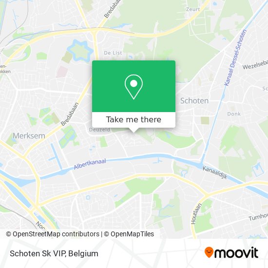 Schoten Sk VIP map