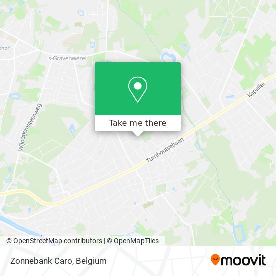 Zonnebank Caro map