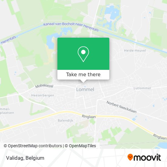 Validag map