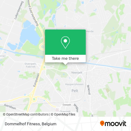 Dommelhof Fitness map