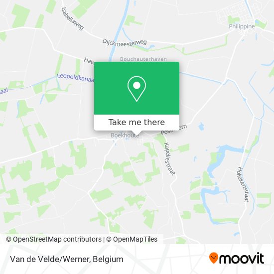 Van de Velde/Werner map