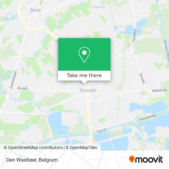 Den Wasbeer map