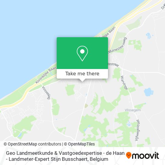 Geo Landmeetkunde & Vastgoedexpertise - de Haan - Landmeter-Expert Stijn Busschaert plan