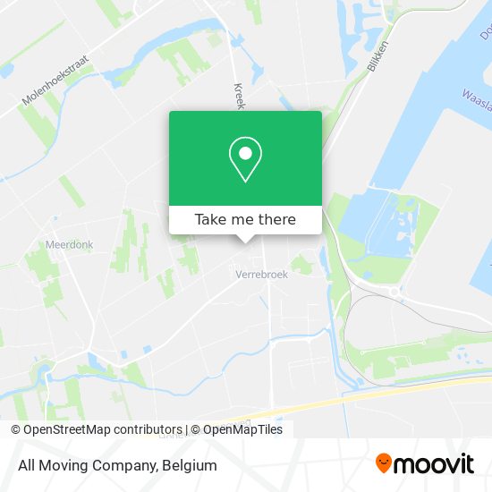 All Moving Company map