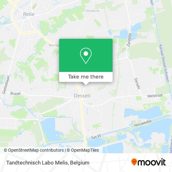 Tandtechnisch Labo Melis map