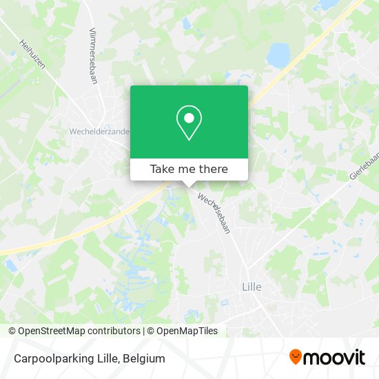 Carpoolparking Lille map
