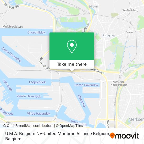 U.M.A. Belgium NV-United Maritime Alliance Belgium map