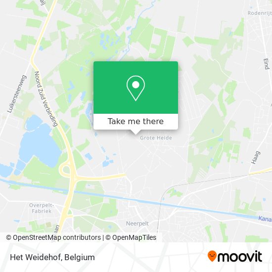 Het Weidehof map