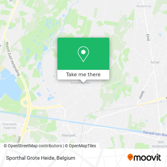 Sporthal Grote Heide map