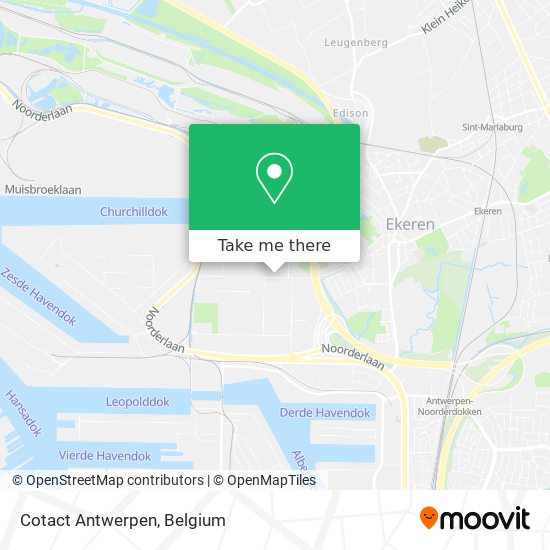 Cotact Antwerpen plan