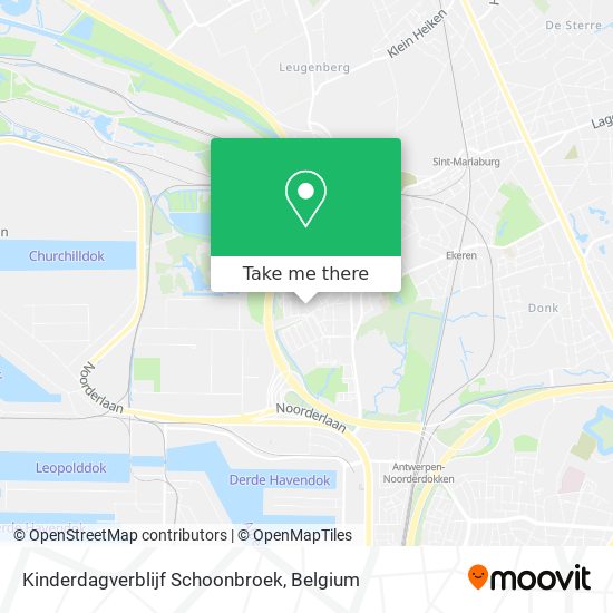 Kinderdagverblijf Schoonbroek map