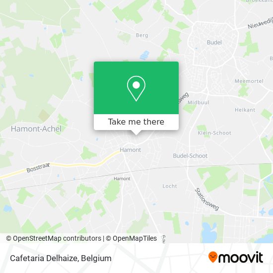 Cafetaria Delhaize map