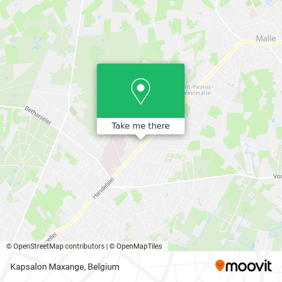 Kapsalon Maxange plan