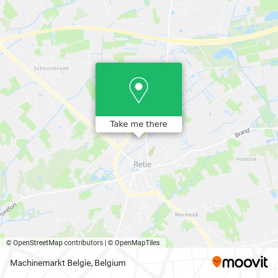 Machinemarkt Belgie map