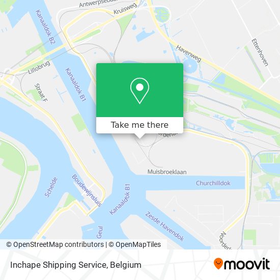 Inchape Shipping Service map