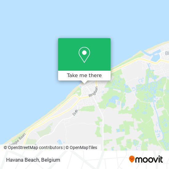 Havana Beach map