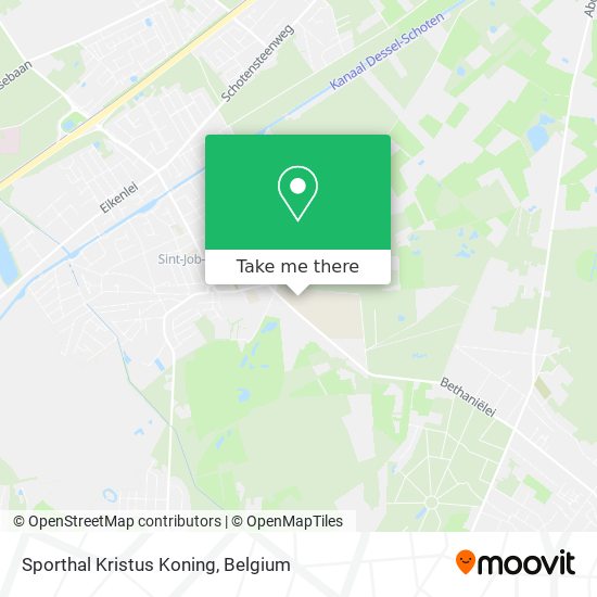 Sporthal Kristus Koning map