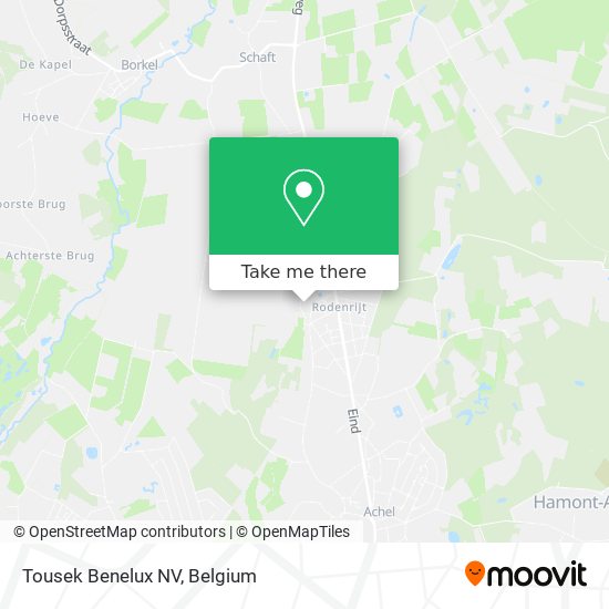 Tousek Benelux NV plan