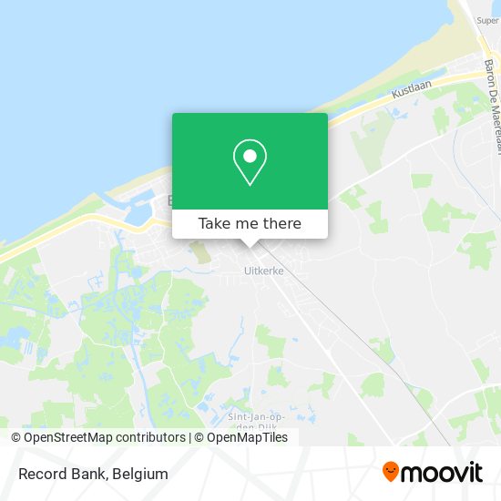 Record Bank map