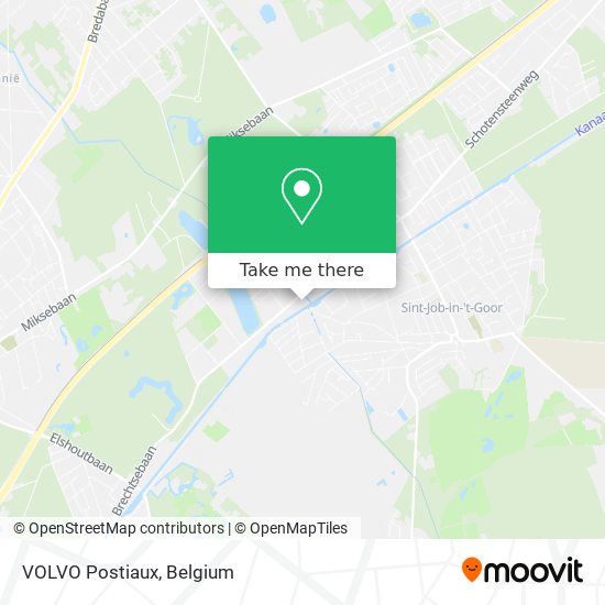 VOLVO Postiaux map