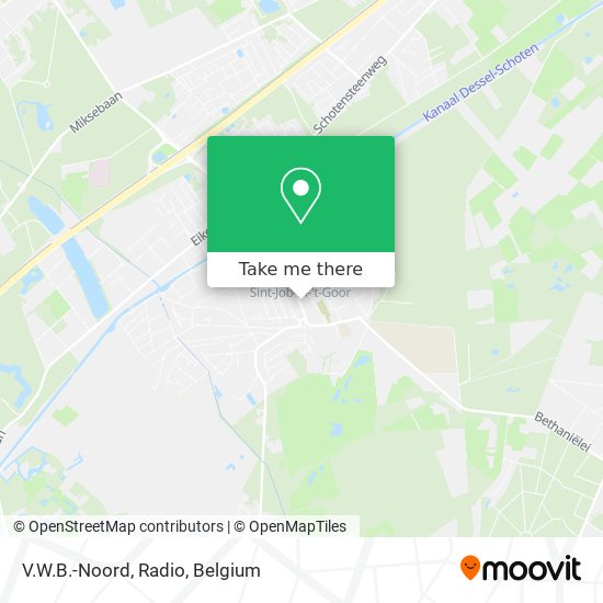 V.W.B.-Noord, Radio map