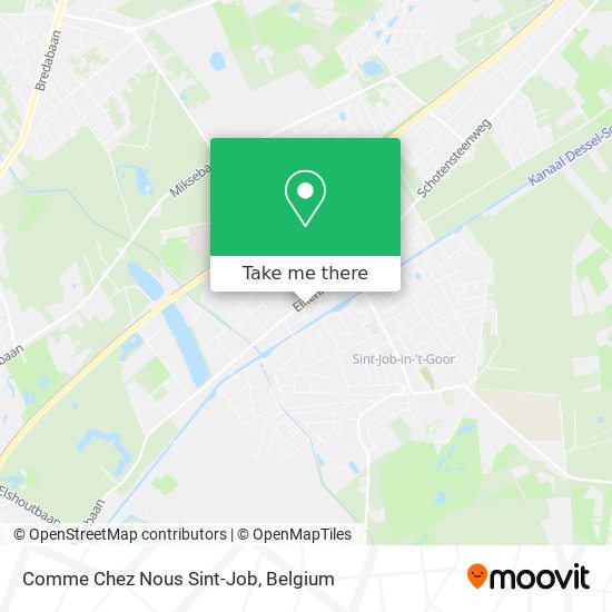 Comme Chez Nous Sint-Job plan