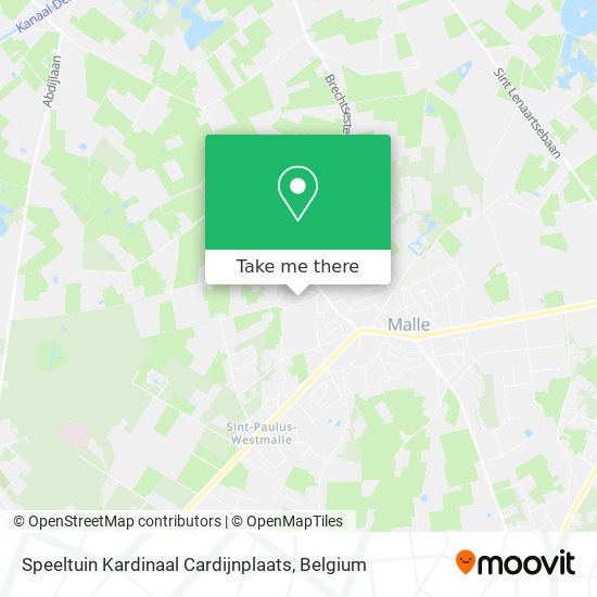 Speeltuin Kardinaal Cardijnplaats map