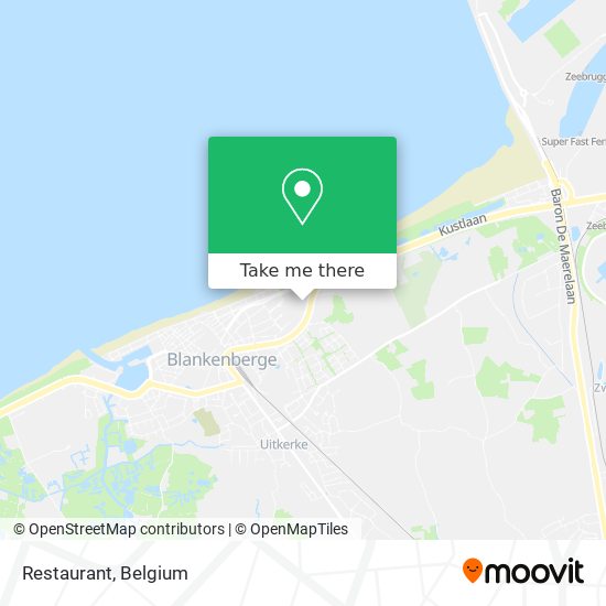 Restaurant map