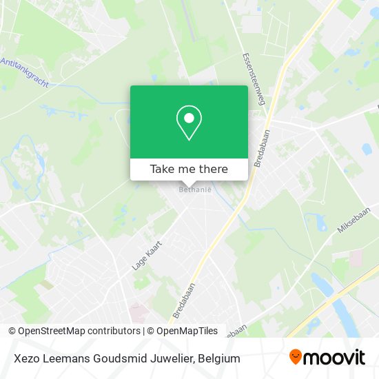 Xezo Leemans Goudsmid Juwelier map