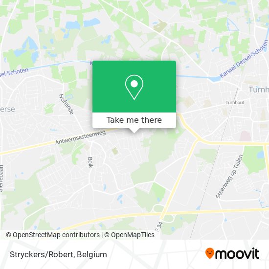 Stryckers/Robert map