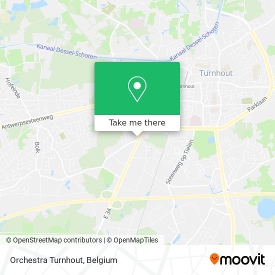 Orchestra Turnhout map