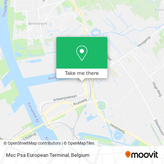 Msc Psa European Terminal map