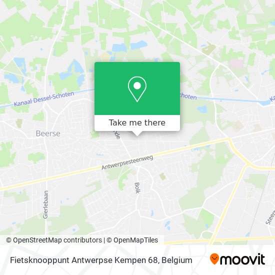Fietsknooppunt Antwerpse Kempen 68 map