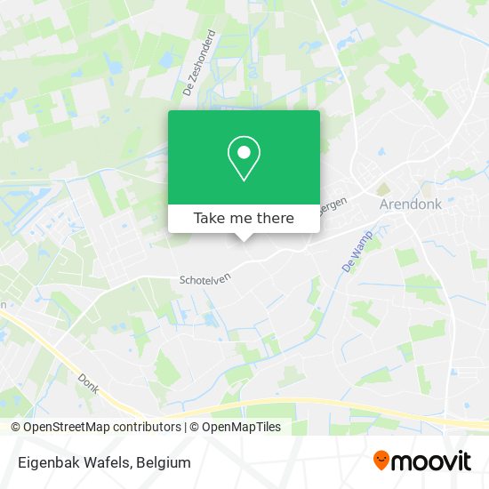 Eigenbak Wafels map