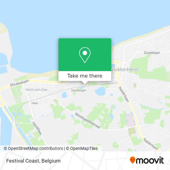 Festival Coast map