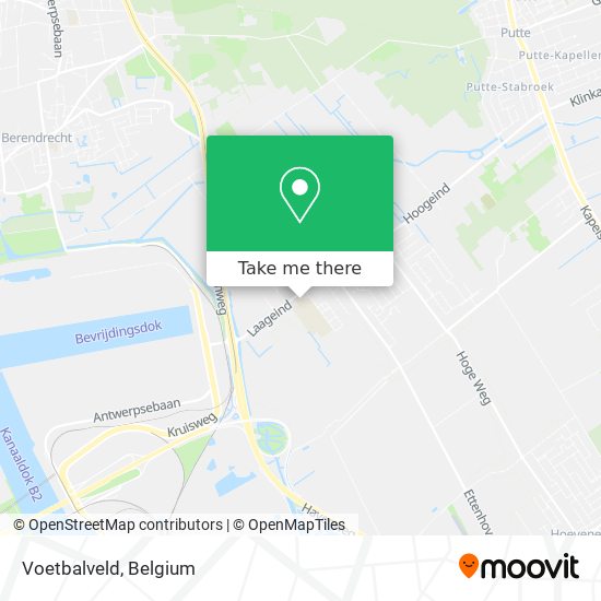 Voetbalveld map