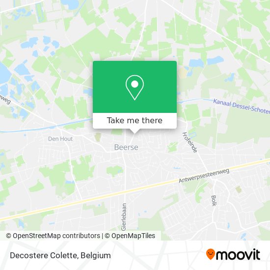 Decostere Colette map