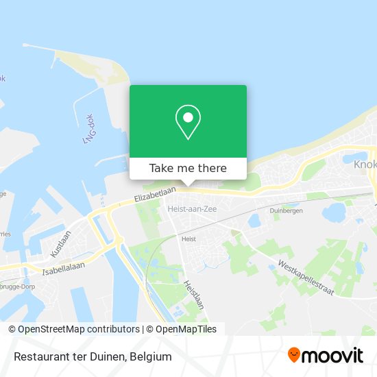 Restaurant ter Duinen map