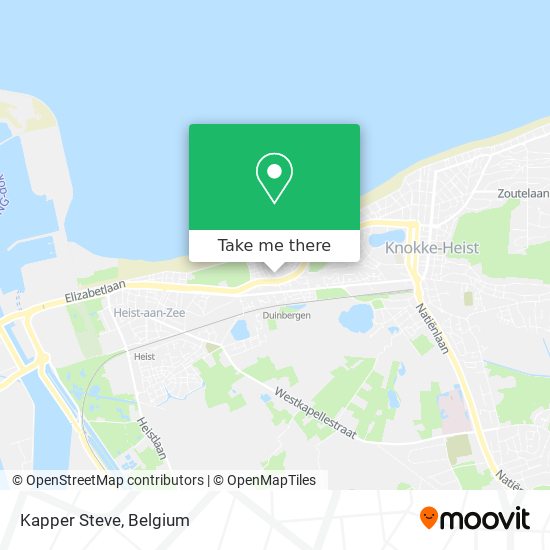 Kapper Steve map