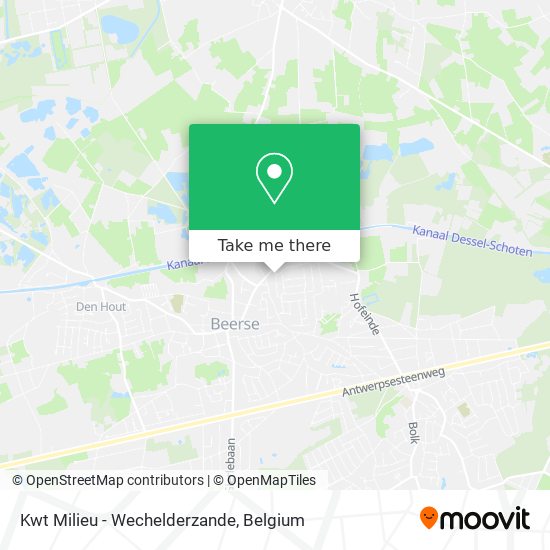 Kwt Milieu - Wechelderzande map